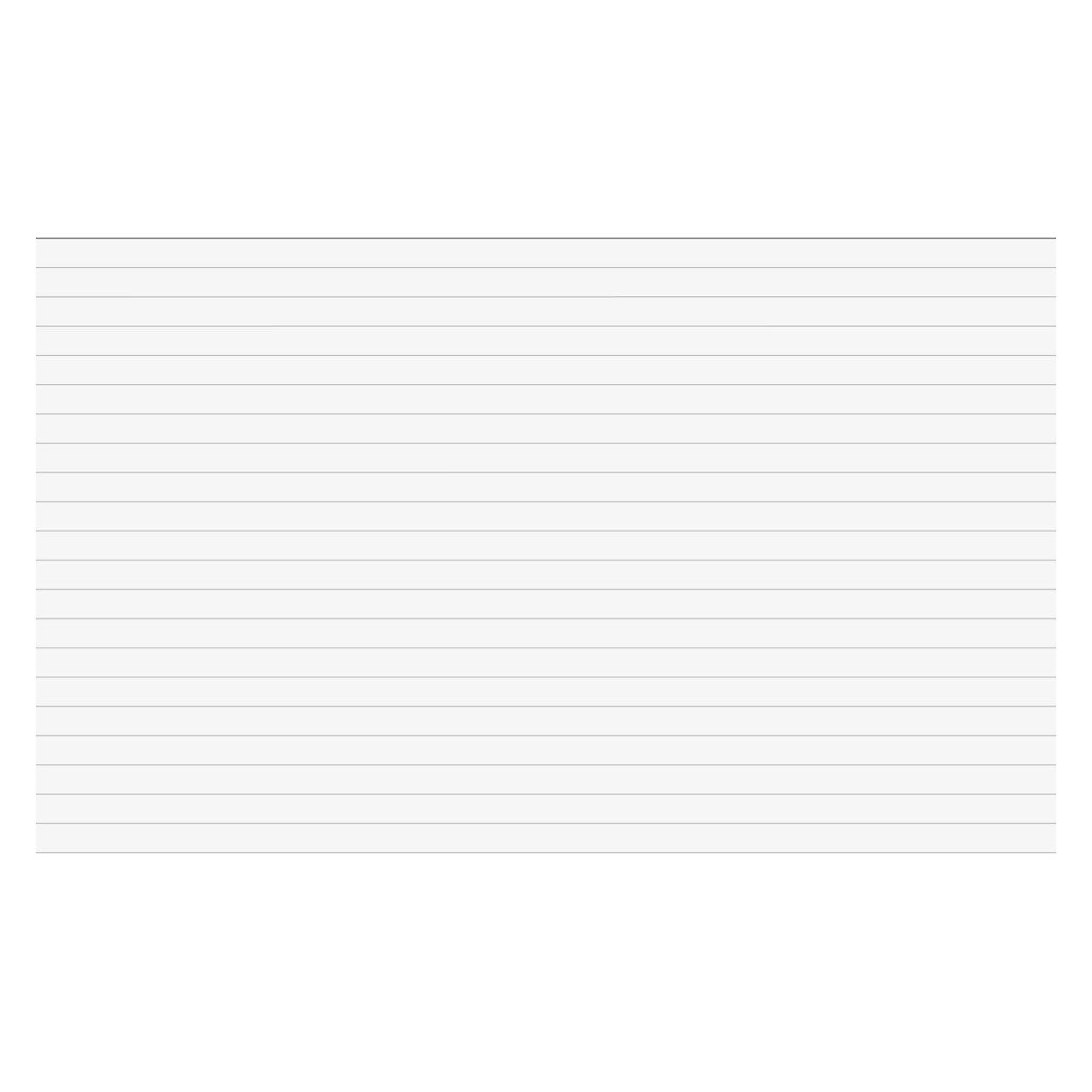 Brunnen Karteikarte DIN A5 quer liniert weiss 100 St./Pack. (A5, 180 g/m²) (102250100)