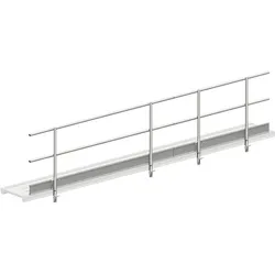 Layher, Leiter + Gerüst, Dreiteiliger Seitenschutz für Alu-Steg 6204 (Stehleiter)