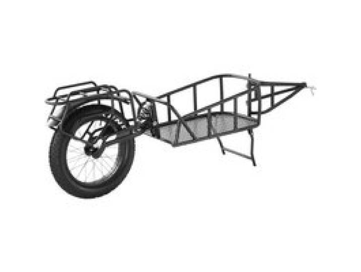 VEVOR Fahrradanhänger, 32 kg Tragkraft, Fahrradanhänger, Schnellverschlusskonstruktion mit Universalkupplung, 50,8 cm Räder, passend für die meisten Fahrradräder, Rahmen aus Karbonstahl