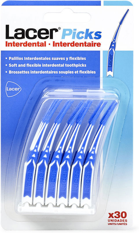 Lacer Picks Interdental palillos 30 u