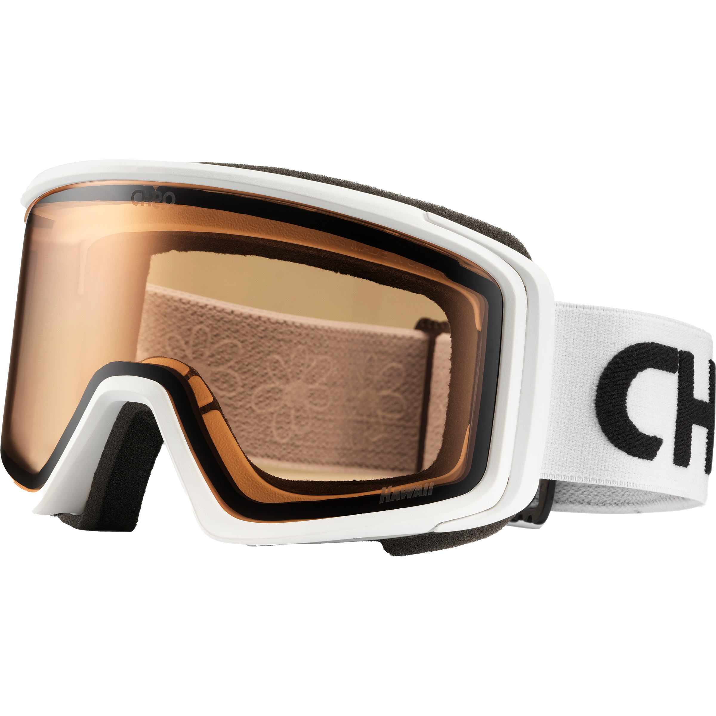 Chpo Hawaii Photochromic Skibrille Skibrillen weiss Trekking