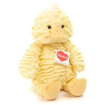 Teddy Hermann 93923 - Küken Franzi, Plüschtier, Kuscheltier, 25 cm, gelb