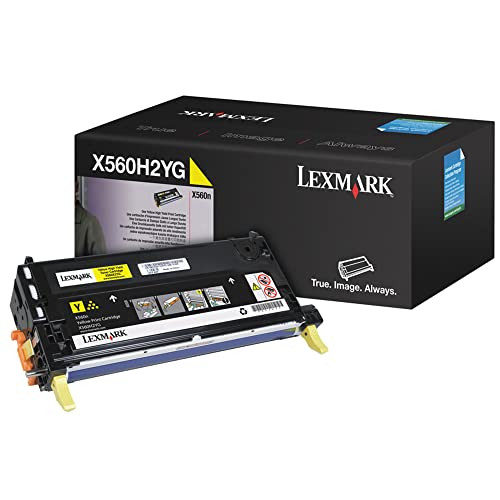 Lexmark X560H2YG toner cartridge geel voor de Lexmark X560
