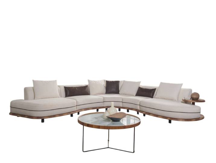 JVmoebel Ecksofa Moderne L-Form Sofaecke in Weiß mit bequemer Polsterung, 1 Teile, Made in Europe