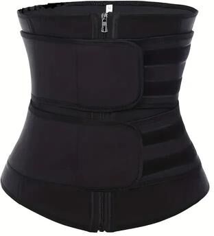 Uplift Essentials Womens Fitness Sauna Sweat Neoprene Slimming Belt black l