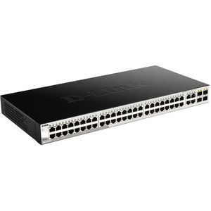D-Link Switch Smart+, DGS-1210-52/E, managed, 48-Port, 1 Gbit/s, 4x SFP Combo