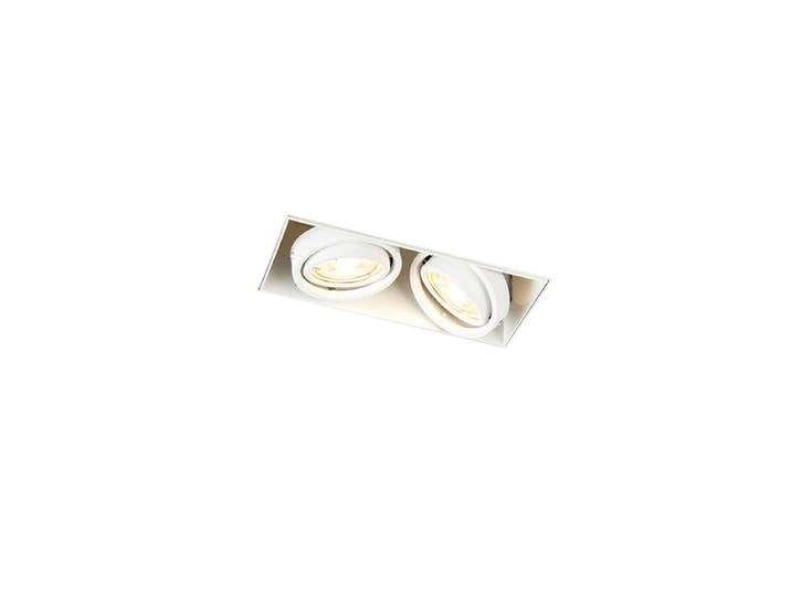 Spot encastré intelligent blanc sans bord avec 2 GU10 WiFi -