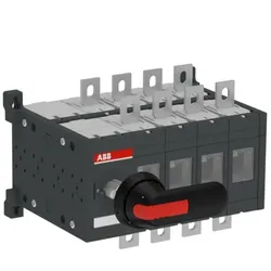 ABB OT400E04DP Doppel-Lasttrennschalter 4-polig 400 A, mit Griff und Welle IEC Variante