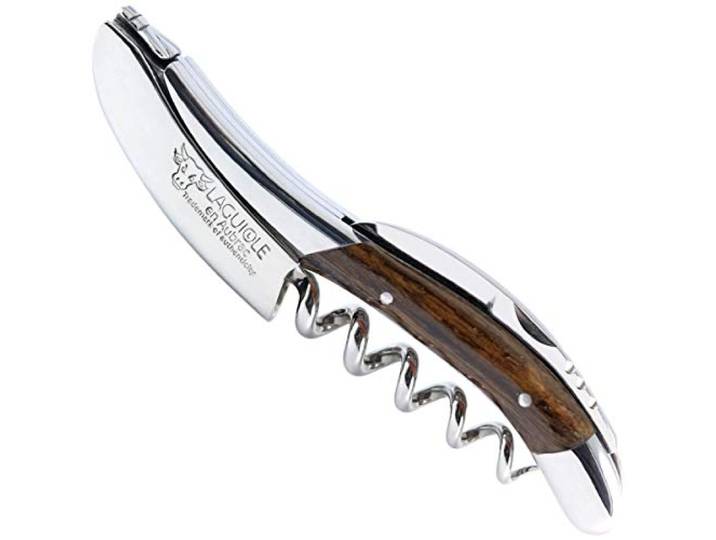 LAGUIOLE en Aubrac professionelles Sommelier Kellnermesser fossile Mooreiche