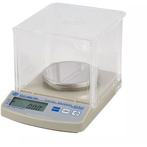 PCE Digitalwaage DMS 200, 200g, Präzisionswaage, Windschutz, Teilung 0,01g