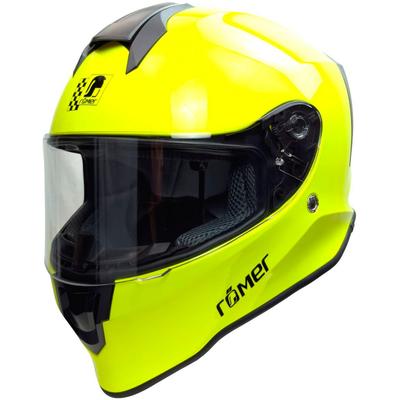 Motorradhelm RÖMER HELME "Siegen" Gr. S, gelb (neongelb), Helme, S Kopfumfang: 55cm - 56cm