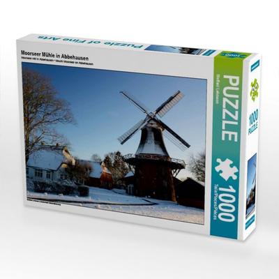 CALVENDO Puzzle Moorseer Mühle in Abbehausen | 1000 Teile Lege-Größe 64x48cm Foto-Puzzle für glückliche Stunden