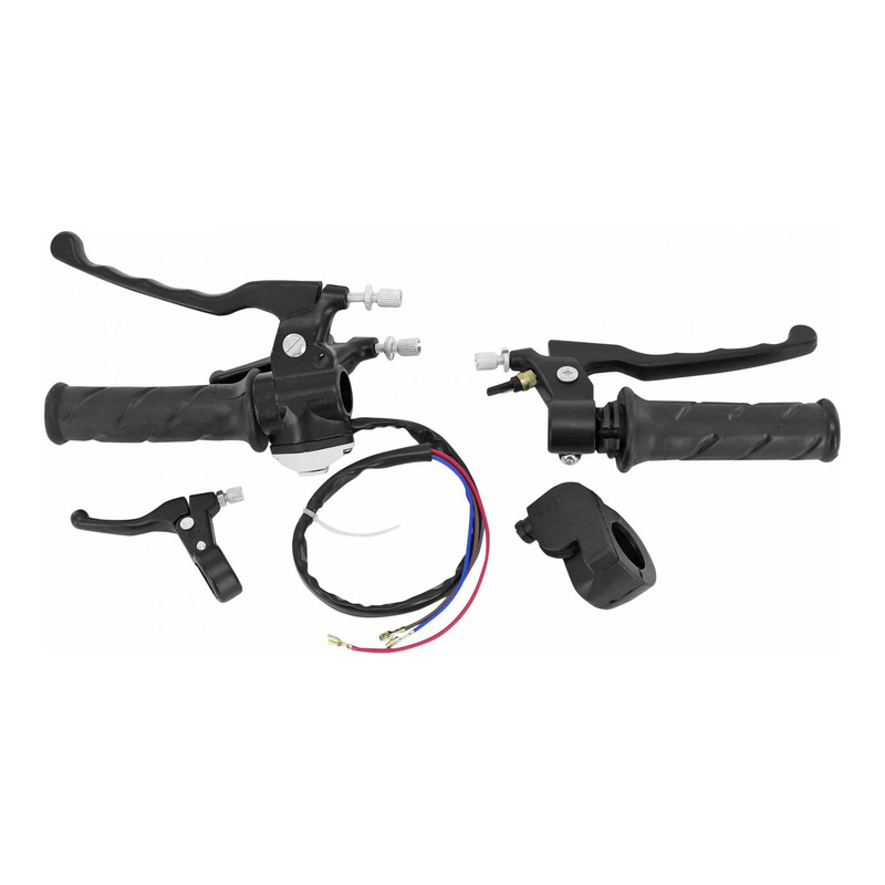 1Tek Origine Paire de poignée de frein noir métal pour Peugeot 103 SPX, RCX
