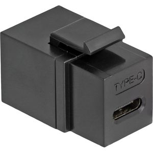 DeLock Keystone-Modul 87950, schwarz, USB-C 2.0, für USB-C-Kabel, Kunststoff