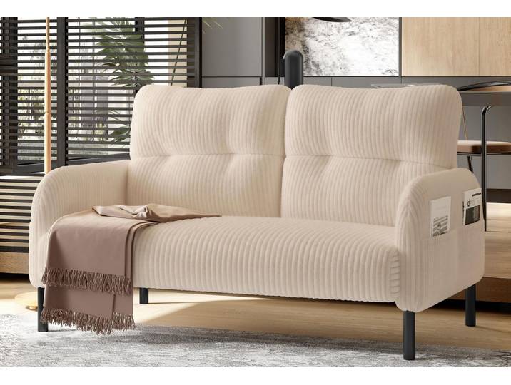 LVHOM Sofa Polstergarnitur, Sicher, komfortabel & multifunktional für Familien, Zweisitzer, modular kombinierbar für maximale Flexibilität. Perfekt für Wohnzimmer, Büros oder kleine Apartments – schafft sichere Sitzgelegenheiten mit kinderfreundlichem Design und Platzoptimierung 1 Teile, Kindersicher mit runden Ecken