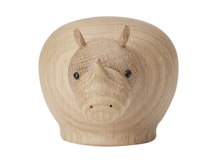 Woud Rhinocéros en bois Rina Small