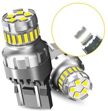 Uplifted Finds AUXITO T20 7443 LED Brake And Reverse Light System 1200LM High Intensity Bulbs normal White 7443 W21 5w T20