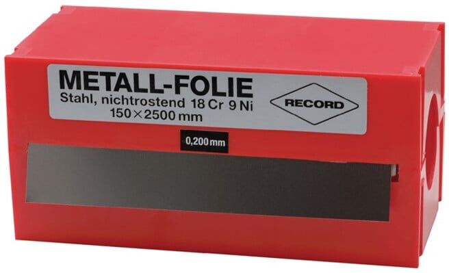 Feuille métallique D.0,300mm VA 1.4301 L.2500mm I.150mm ; Industrial Quality Supplies (858704)