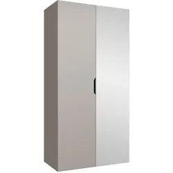 DREHTÜRENSCHRANK Malaga 100 mit Frontspiegel