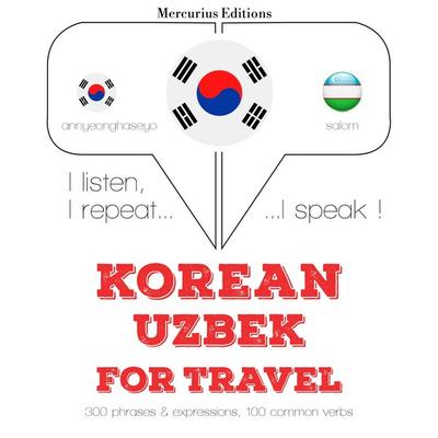 Travel words and phrases in Uzbek - JM Gardner, Audio, 9782821138858