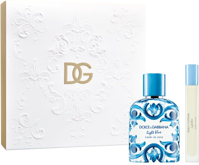 Dolce&Gabbana Light Blue Capri In Love Pour Homme Gift Set coffret cadeau pour homme
