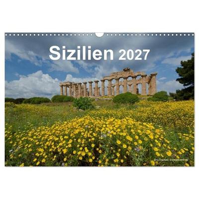 Sizilien 2027 (Wandkalender 2027 DIN A3 quer), CALVENDO Monatskalender
