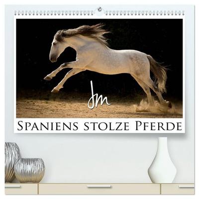 Spaniens stolze Pferde (hochwertiger Premium Wandkalender 2027 DIN A2 quer), Kunstdruck in Hochglanz