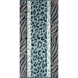 Handtuch NOBLESSE ANIMAL (BL 50x100 cm) - türkis - BL 50x100 cm