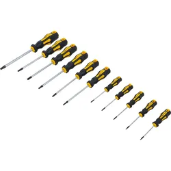 BGS DIY 7844 Satz T-Profil Torx Schraubendreher ohne Stirnbohrung 11 teilig