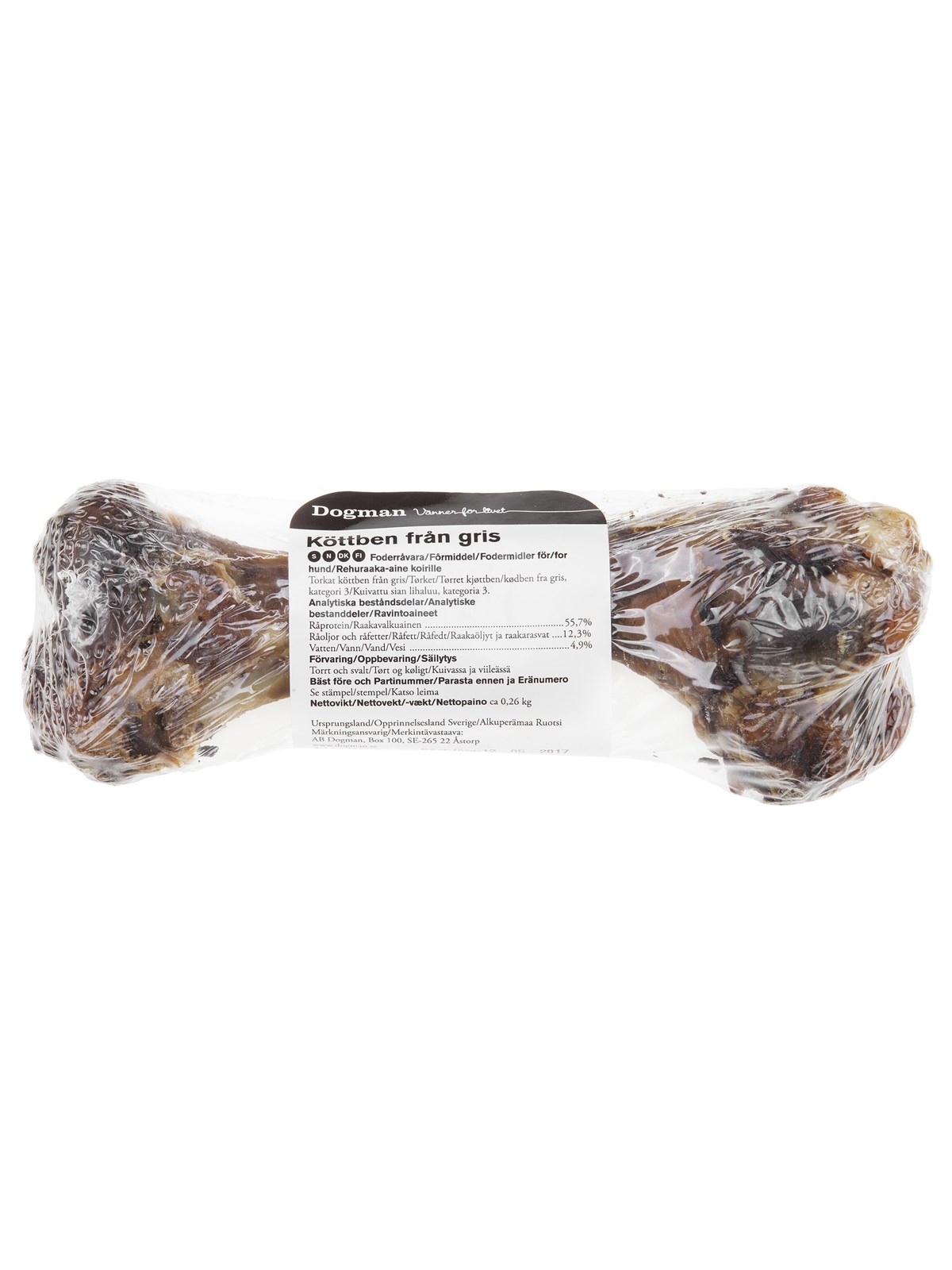 Dogman Dried bone pork wrapped