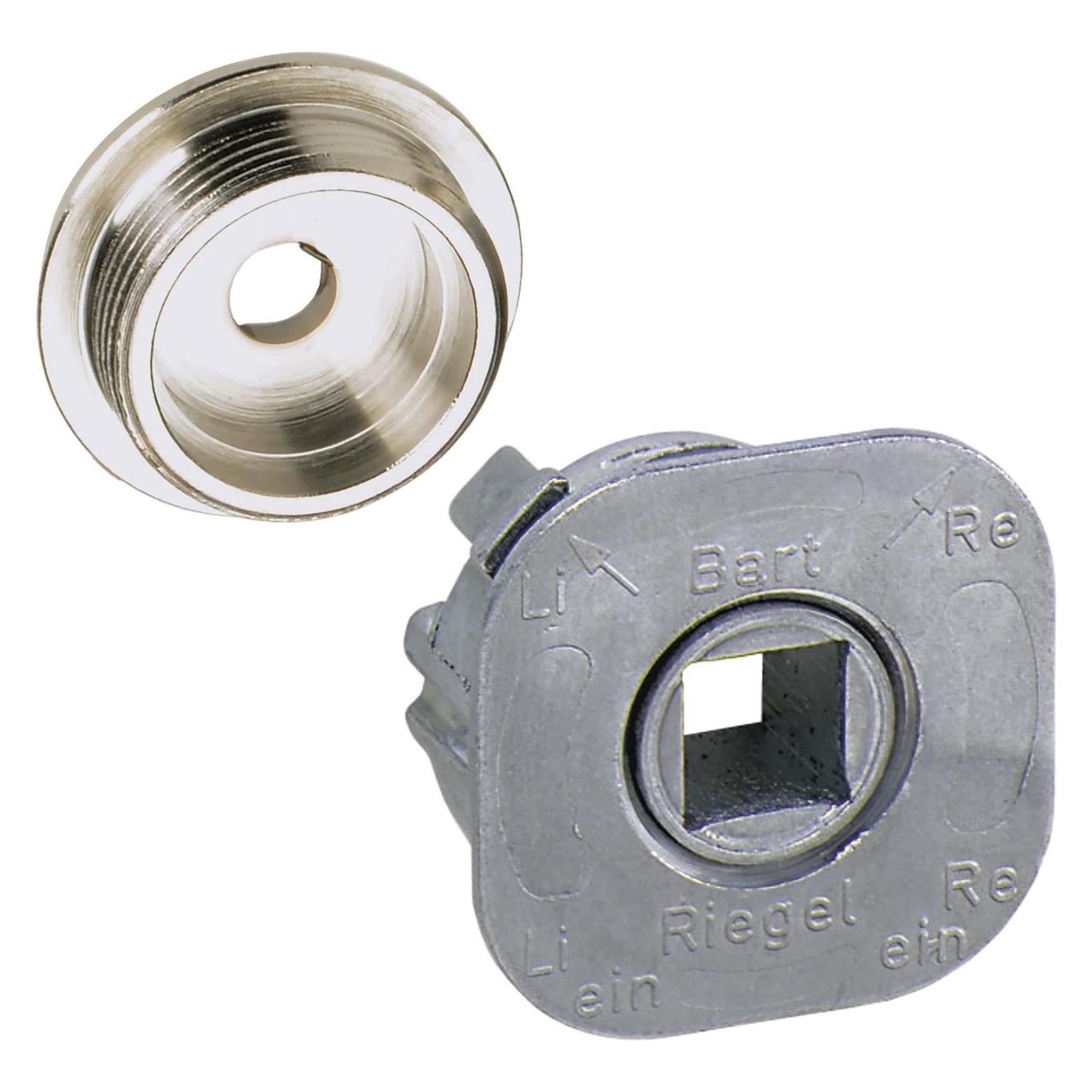 Junie 7616 Vierkantnuss ASS Schliesseinsatz, 7 mm, Zink roh (Profilzylinder) (42736883)