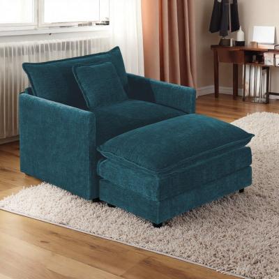 "41.4"" Chenille Modern Accent Chair with Flexible Combination Design"