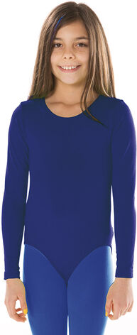 Kinder-Langarmbody, blau