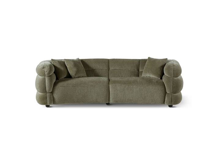 Canapé 3 places WILMA Vert 260×100×76 cm