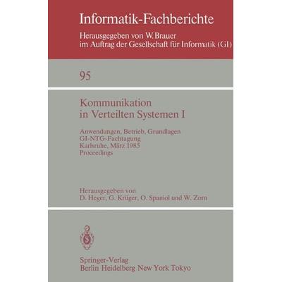 Kommunikation in Verteilten Systemen I, Taschenbuch von , Springer Berlin, 978-3-540-15197-5