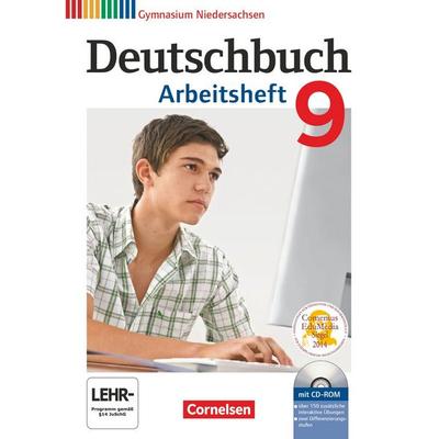 Deutschbuch Gymnasium - Niedersachsen - 2015 - 9. Klasse - Arbeitsheft mit Lösungen und Übungs-CD-ROM, Taschenbuch von Deborah Mohr,Angela