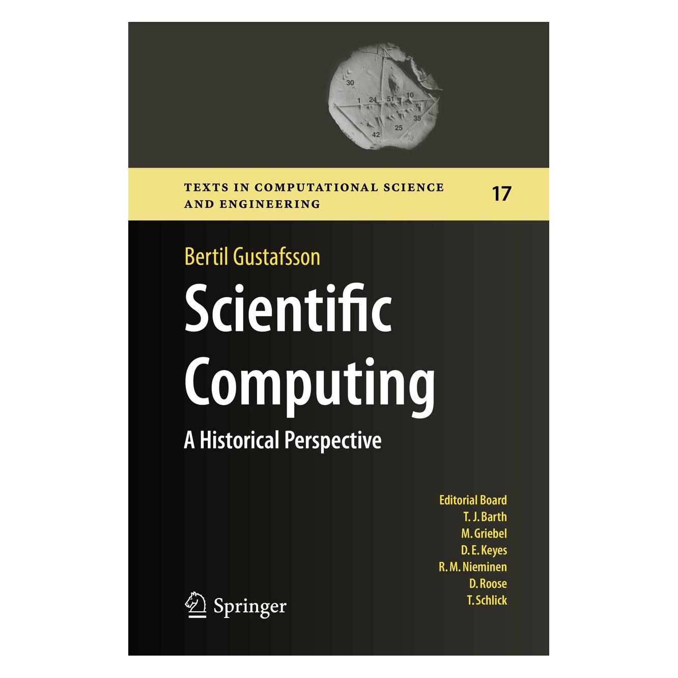 Springer Gustafsson:Scientific Computing from a (9783319698465)