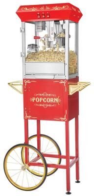 Great Northern Popcorn Foundation Popcorn Machine Cart, 8oz