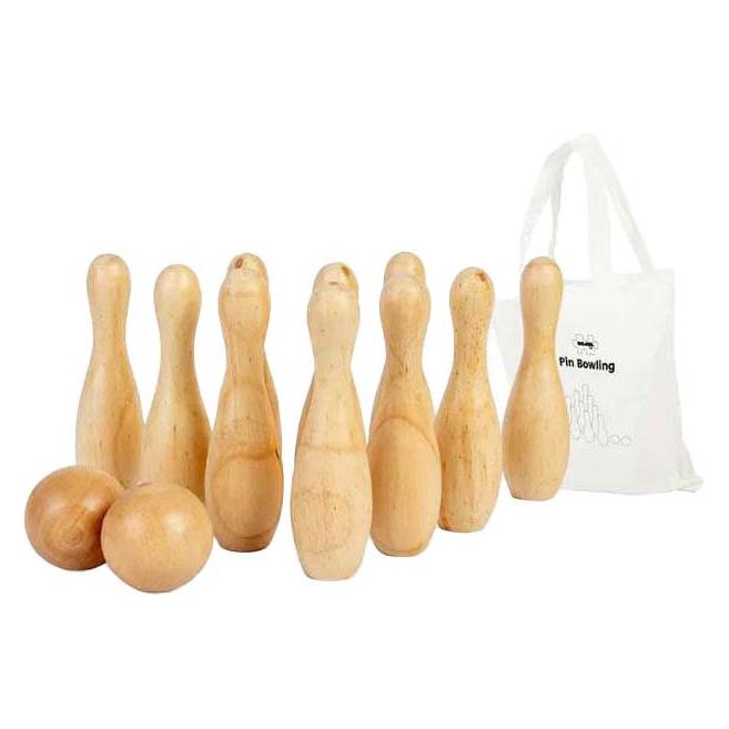 Bigjigs Holz-Bowling-Set, 12-tlg. (BJ37048)