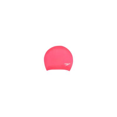 Badekappe SPEEDO "LONG HAIR CAP AU PINK", pink, Badekappen, für langes und mittellanges Haar, aus latexfreiem Silikon