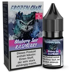 Frozen OWL Blueberry Sour Raspberry NicSalt Liquid 10ml / 20mg