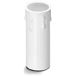 Houben Kerzenhülse E14 Tropfen,ws,65mm 100161