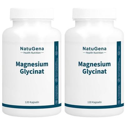 Magnesium Glycinat Kapseln 2x 2x120 St