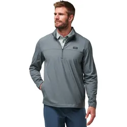 TRAVISMATHEW Layer Wanderlust 1/4 Zip, grau