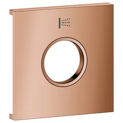 GROHE Metallplatte Grohtherm Aqua Tiles 107171, Symbol: Seitenbrause warm sunset, 107171DA00 107171DA00