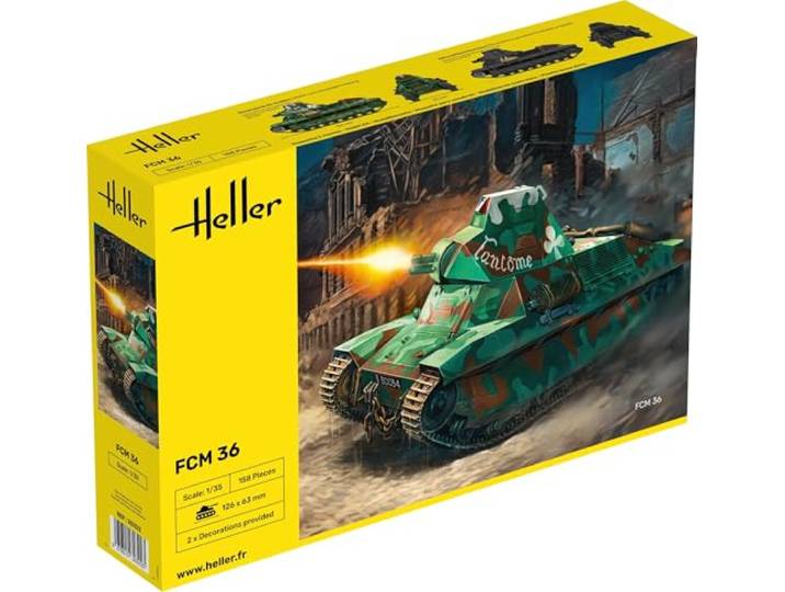 Heller HEL30322 Modelbouwset, Ongelakt