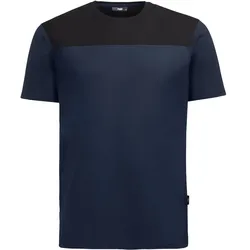 T-Shirt "KNUT" - XL - marine/schwarz