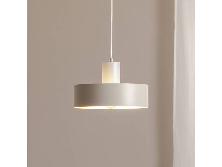 Hängeleuchte Rif M SIGMA, dimmbar, creme / amber, für Wohn- / Esszimmer, Metall, Modern