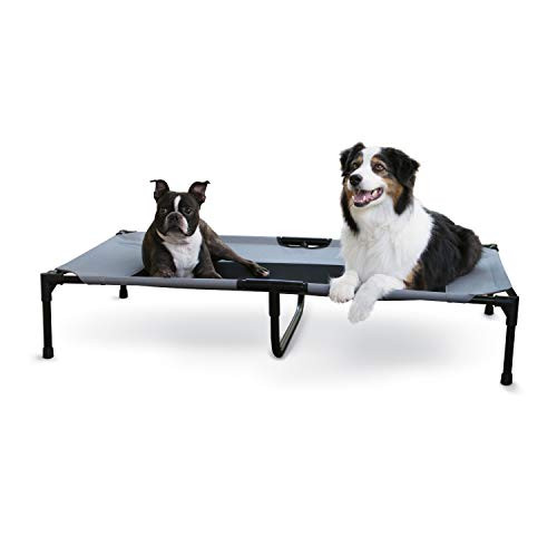 K&H Pet Products Verhoogd hondenbed voor buiten, ademend en verkoelend