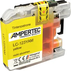 Kompatible Tinte ersetzt Brother LC-123Y  yellow